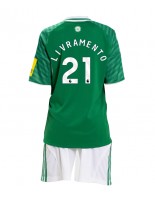 Newcastle United Tino Livramento #21 Vieraspaita Lasten 2025-26 Lyhythihainen (+ shortsit)